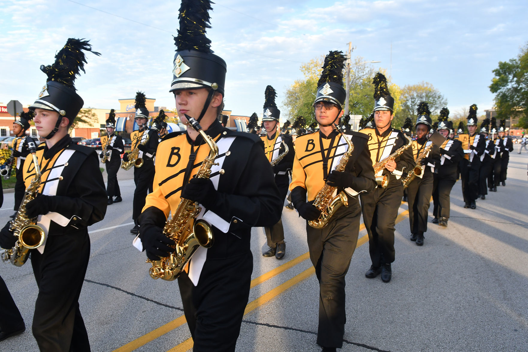 Bettendorf High School homecoming parade.
